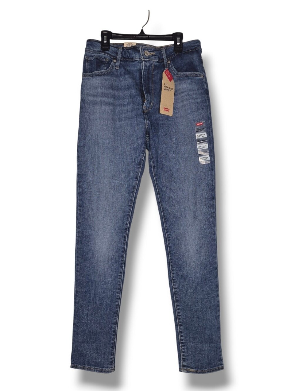 Levi’s 721 NWT High Rise Skinny Jeans Medium Blue Wash Women's Size 10M W30 L30